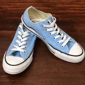 Converse Baby Blue Low Top Sneakers
